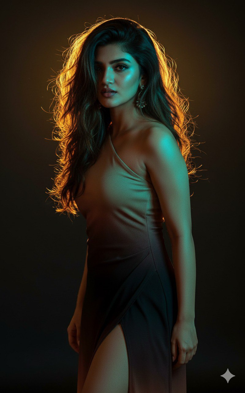 Cinematic Backlit Portrait