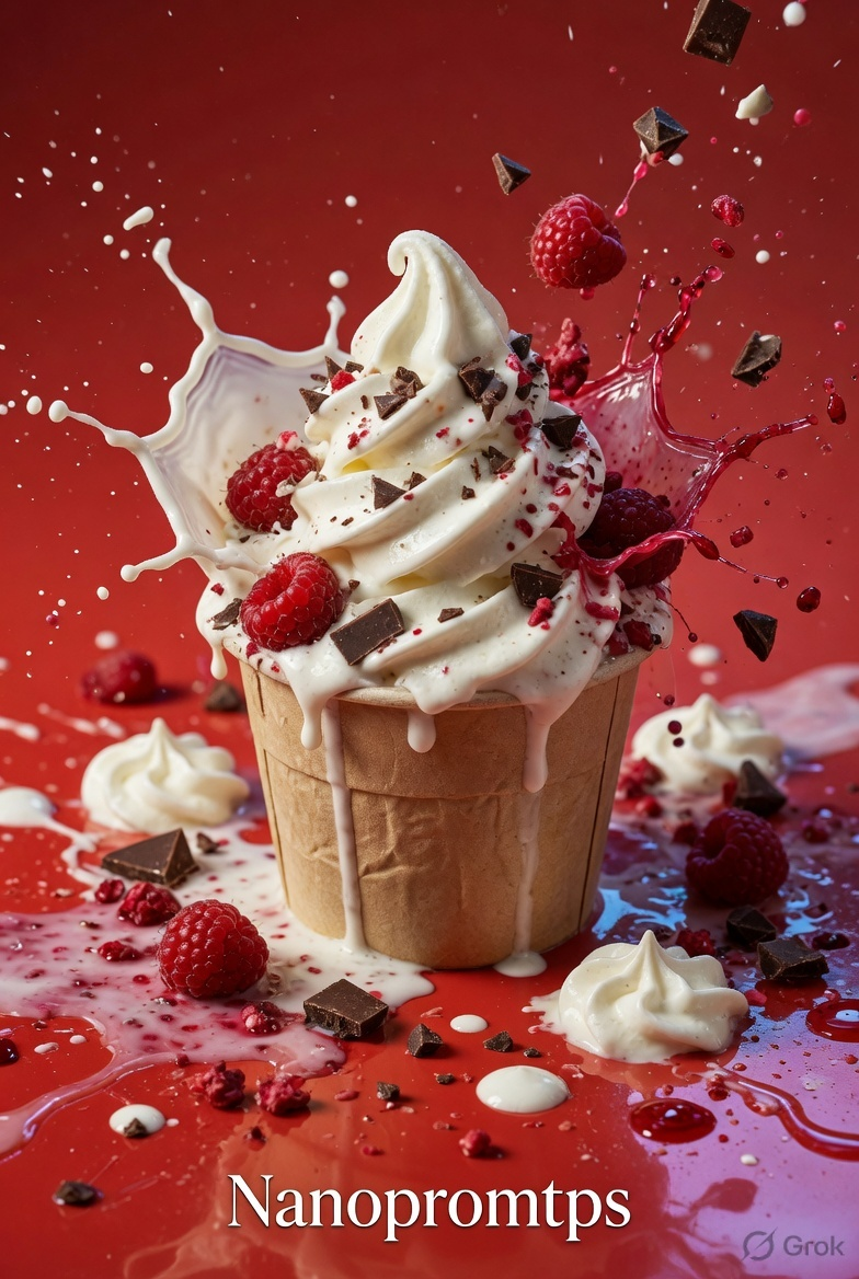 Ice Cream Raspberry Explosion