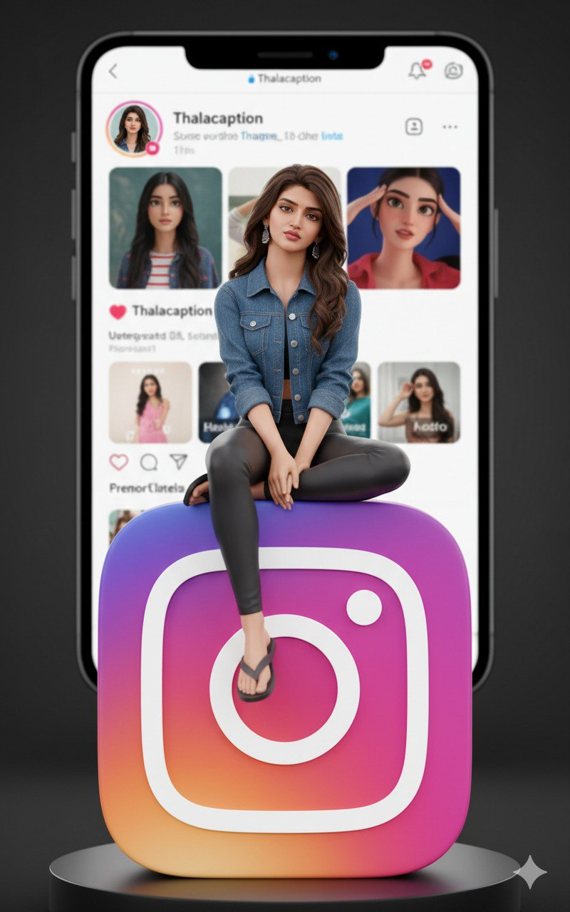 Instagram 3D Sculpture