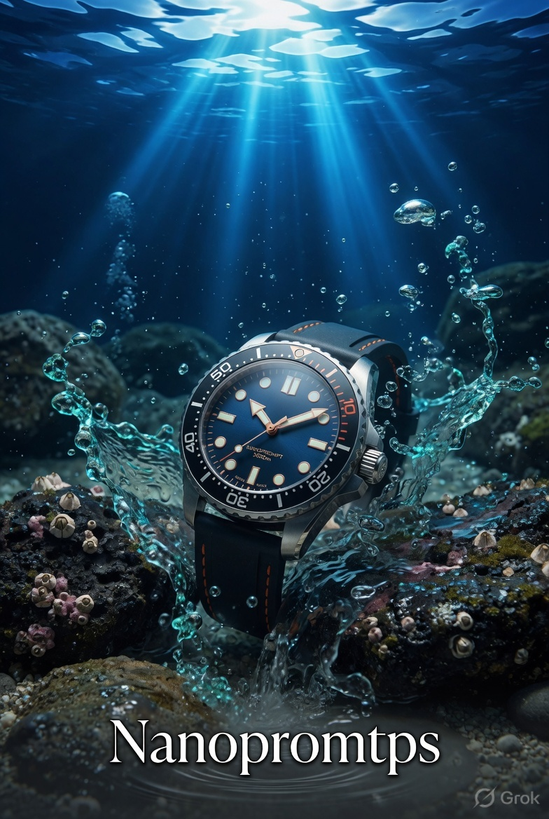 Luxury Underwater Diving Watch Rocks