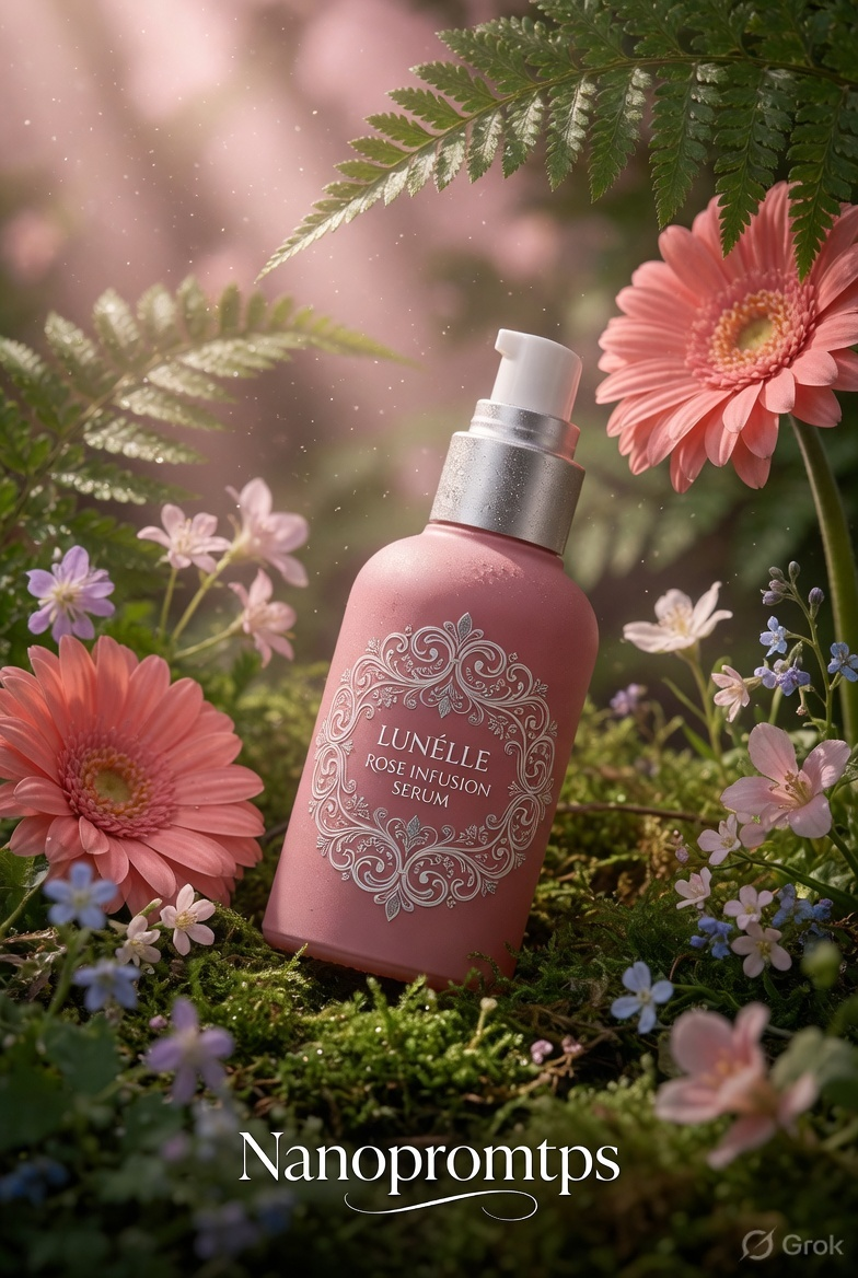 Pink Skincare Enchanted Garden