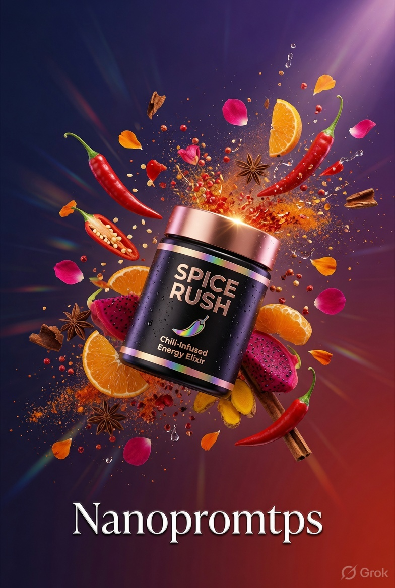 Premium Ingredient Burst Ad