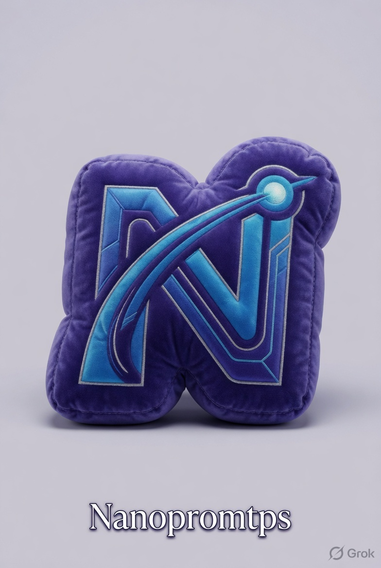 Silhouette Logo Embroidery Pillow