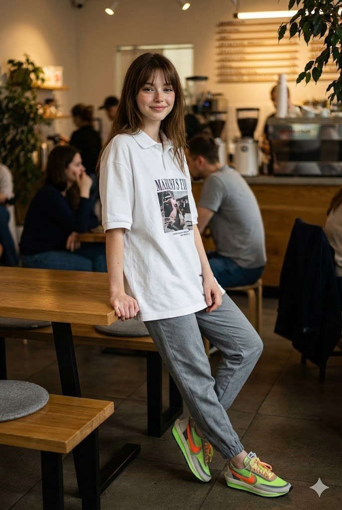 Trendy Urban Cafe Streetwear